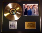 TAKE THAT/CD GOLD DISC/SIGNED CD COVER/PHOTO DISPLAY/FRAMED/COA
